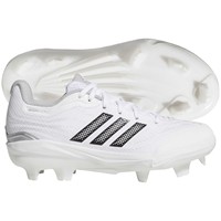 adidas Womens adizero Instinct 3.0 TPU Softball Cleat, White/Black