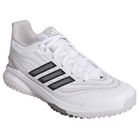 adidas Womens adizero Instinct DGT Dugout 3.0 Turf Shoes, White/Black