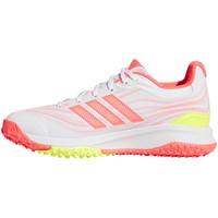 adidas Womens adizero Instinct DGT Dugout 3.0 Turf Shoes, White/Pink
