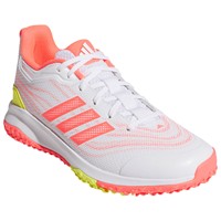 adidas Womens adizero Instinct DGT Dugout 3.0 Turf Shoes, White/Pink