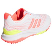 adidas Womens adizero Instinct DGT Dugout 3.0 Turf Shoes, White/Pink