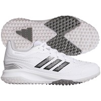 adidas Womens adizero Instinct DGT Dugout 3.0 Turf Shoes, White/Black