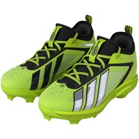 adidas Youth adizero Impact 3.0 SE Art TPU Cleats, Green/Silver