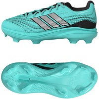 adidas Youth adizero Instinct 3.0 Art TPU Softball Cleat, Blue/Silver