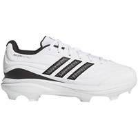 adidas Youth adizero Instinct 3.0 TPU Softball Cleats, White/Black