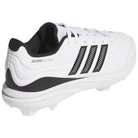 adidas Youth adizero Instinct 3.0 TPU Softball Cleats, White/Black