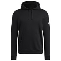 adidas Mens Fleece Pullover Hoodie, Black