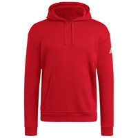 adidas Mens Fleece Pullover Hoodie, Red
