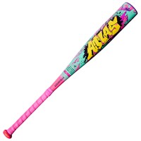 Louisville Slugger 2026 L/E Atlas Wildstyle Jr Big Barrel USSSA Baseball Bat -10, pinkgreen-v-2-z