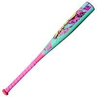 Louisville Slugger 2026 L/E Atlas Wildstyle Jr Big Barrel USSSA Baseball Bat -10, pinkgreen-v-3-z