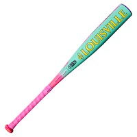 Louisville Slugger 2026 L/E Atlas Wildstyle Jr Big Barrel USSSA Baseball Bat -10, pinkgreen-v-4-z