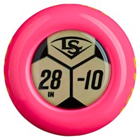Louisville Slugger 2026 L/E Atlas Wildstyle Jr Big Barrel USSSA Baseball Bat -10, pinkgreen-v-6-z