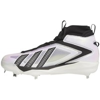 adidas Mens adizero Impact+ 3.0 SE Metal Cleats, White/Black