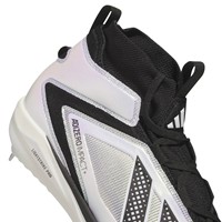 adidas Mens adizero Impact+ 3.0 SE Metal Cleats, White/Black