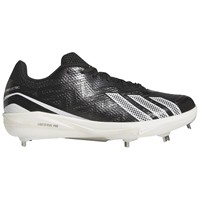 adidas Mens adizero Electric 3.0 Metal Cleats, Black/White