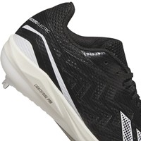 adidas Mens adizero Electric 3.0 Metal Cleats, Black/White