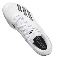 adidas Mens adizero Electric 3.0 Metal Cleats, White/Black