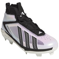 adidas Mens adizero Impact+ 3.0 TPU Cleats, White/Black