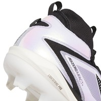 adidas Mens adizero Impact+ 3.0 TPU Cleats, White/Black