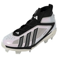 adidas Mens adizero Impact+ 3.0 TPU Cleats, White/Black