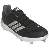adidas Womens adizero Instinct 3.0 Metal Cleats, Black/White