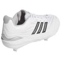 adidas Womens adizero Instinct 3.0 Metal Cleats, White/Black