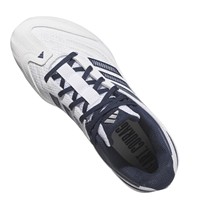adidas Womens adizero Instinct 3.0 Metal Cleats, White/Navy