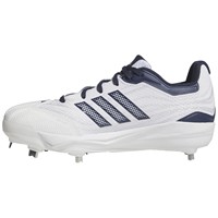 adidas Womens adizero Instinct 3.0 Metal Cleats, White/Navy