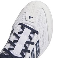 adidas Womens adizero Instinct 3.0 Metal Cleats, White/Navy
