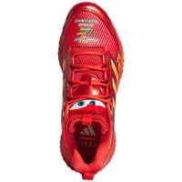 adidas Mens adizero Dugout SE Lightning Mcqueen SE Turf Shoes, Red/Yellow