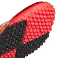 adidas Mens adizero Dugout SE Lightning Mcqueen SE Turf Shoes, Red/Yellow