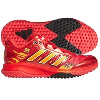 adidas Mens adizero Dugout SE Lightning Mcqueen SE Turf Shoes, Red/Yellow