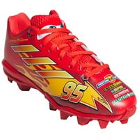 adidas Youth adizero Impact 2.0 MD SE Lightning McQueen Cleats, Red/Yellow