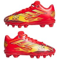 adidas Youth adizero Impact 2.0 MD SE Lightning McQueen Cleats, Red/Yellow