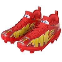 adidas Mens adizero Impact 3.0 SE Lightning McQueen TPU Cleat, Red/Yellow