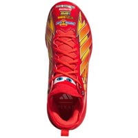 adidas Mens adizero Impact 3.0 SE Lightning McQueen TPU Cleat, Red/Yellow