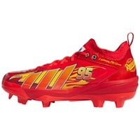 adidas Mens adizero Impact 3.0 SE Lightning McQueen TPU Cleat, Red/Yellow
