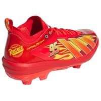 adidas Mens adizero Impact 3.0 SE Lightning McQueen TPU Cleat, Red/Yellow