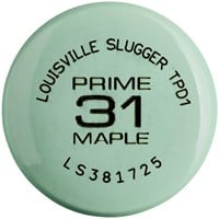 Louisville Slugger Youth TPD1 Torpedo Maple Wood Baseball Bat, 4-z