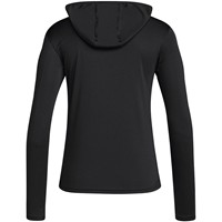 adidas Womens D4T Lightweight Baseball Hoodie, Black/White
