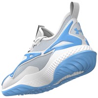 Under Armour Mens Harper 11 Pro Turf Shoes, White/Blue