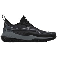 Under Armour Mens Harper 11 Pro Turf Shoes, Black/Charcoal