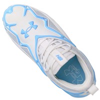 Under Armour Mens Harper 11 Pro TPU Cleats, White/Blue