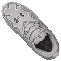 Under Armour Mens Harper 11 Pro TPU Cleats, White/Silver