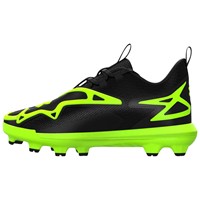 Under Armour Junior Harper 11 TPU Cleats, Black/Green
