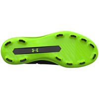 Under Armour Junior Harper 11 TPU Cleats, Black/Green