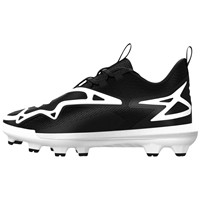 Under Armour Junior Harper 11 TPU Cleats, Black/White