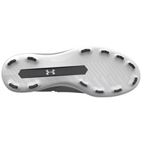 Under Armour Junior Harper 11 TPU Cleats, Grey/Charcoal
