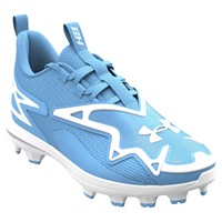Under Armour Junior Harper 11 TPU Cleats, Blue/White