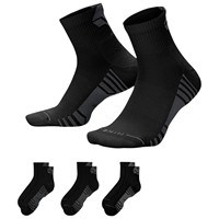 NIKE Every Day Elevated Sport 3pk Ankle Socks, Black
